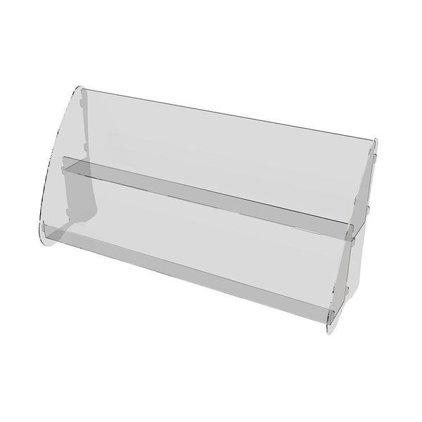 Гірка підставка двоярусна з оргскла | Стильний аксесуар з високоякісного акрилу | Ідеально для дому, офісу та вітрини магазину 10385 фото