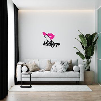Декоративное панно из дерева &laquo;Makeup&raquo; 600x550 мм | Для домашнего интерьера M022 фото