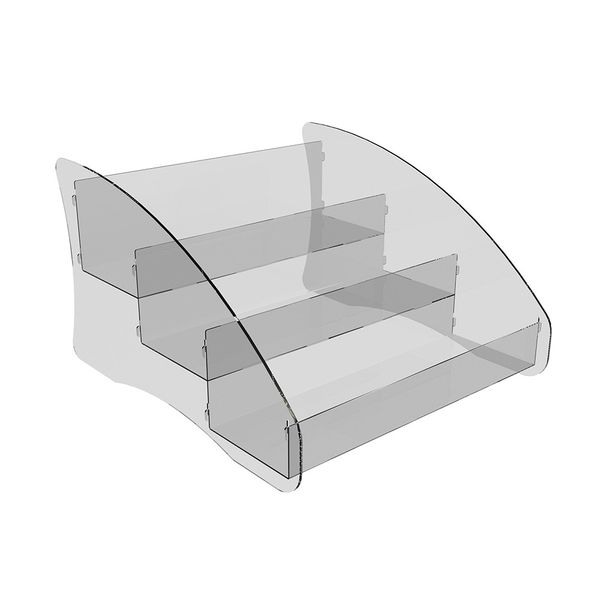 Товарна горка на 3 комірки з акрила 356х405х235 1104 фото