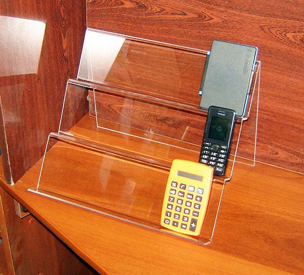 Гірка триярусна для телефонів і смартфонів | Оргстекло 3мм | Висока якість | Універсальна | Доставка по всій Україні 11116 фото