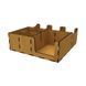 Organizer EKOSTAR дуб с отверстиями 30x30 | Фанера | Хранение барных аксессуаров | 300x300 мм OG59 фото 1