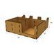 Organizer EKOSTAR дуб с отверстиями 30x30 | Фанера | Хранение барных аксессуаров | 300x300 мм OG59 фото 4