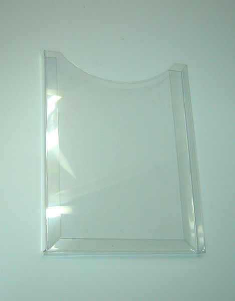 Кишені об'ємний Карман буклетниця А5 15мм на скотч | Прозорий акрил, стильний дизайн | Ідеально для офісів та дому 10653 фото