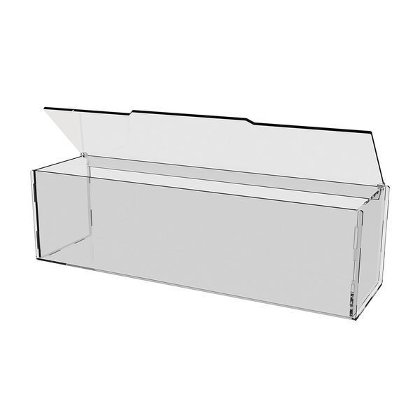 Диспенсер 350x100x100 на 1 комірку | Прозоре оргскло (акрил) | Для снеків, горіхів, сухофруктів | Доставка по всій Україні D110 фото