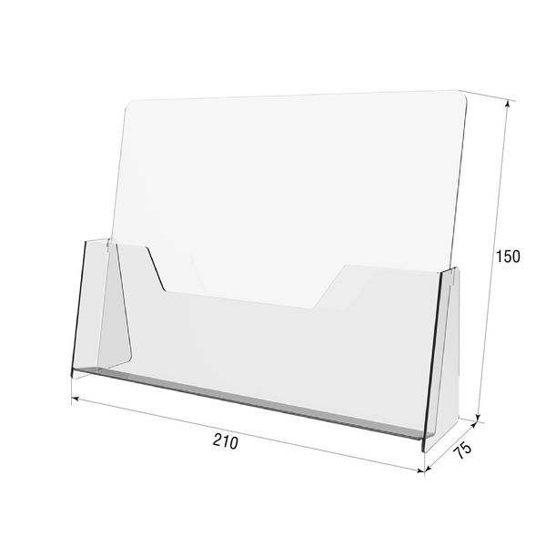 Буклетниця настільна А5 горизонтальна 1241 фото
