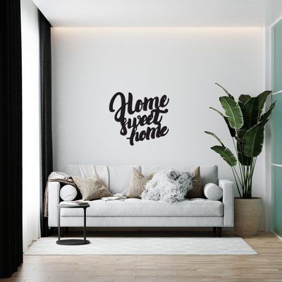 Декор на стену Home Sweet Home из фанеры 700x620 мм | Уютный домашний интерьер 11 фото